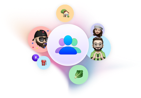 Illustration for sharing capabilities in Pockity